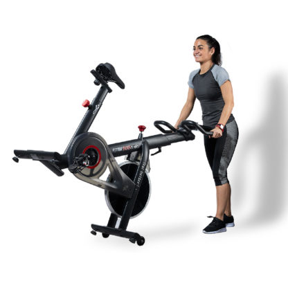 Bicicleta Ciclo Indoor Fytter Rider RI-M6R 118x47x109cm 6 Funciones 7 programas Inercia 20Kg Resistencia Magnética, Bluetooth - Imagen 8