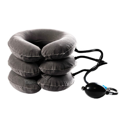 Collarín Cervical Hinchable Siluet Almohada Soporte para Cuello y Vertebras | Unisex | Talla Universal Ajustable Azul Ultrasuave