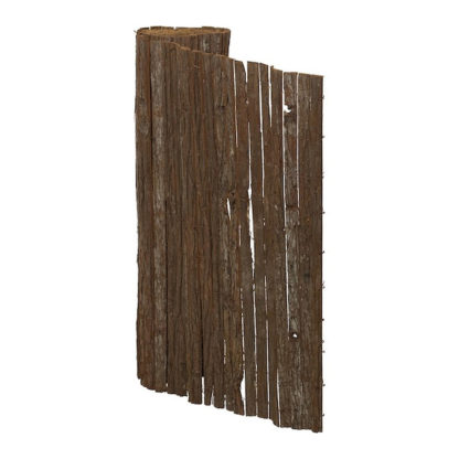 Cañizo de Corteza de Abeto Natural Nortene Milwaukee 300x100 cm | Cercado de Ocultación para Jardín | 90% de Ocultación