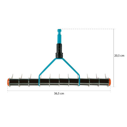 Escarificador de Césped Multiusos Gardena Combisystem 36,5x20,5x9,5 cm Protección Anticorrosión - Imagen 4