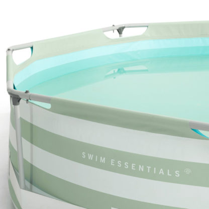 Piscina Tubular Redonda Swim Essentials Luxe Green ø305x76 cm con Depuradora y Válvula de Drenaje | 3850 L | PVC y Acero - Imagen 3