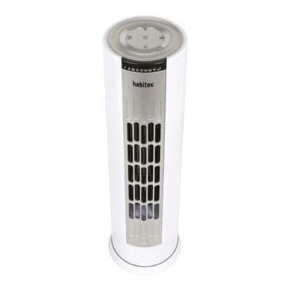 Ventilador de Torre Habitex Mini VT25 - 11x11x38 cm Potencia 25W | 3 Velocidades | 3 Modos | Temporizador y Mando a Distancia - Imagen 2