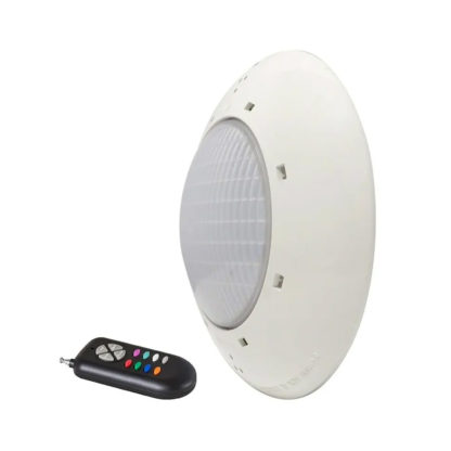 Foco Proyector Plano LED RGB Astralpool Aquasphere ø28x11,1 cm con Mando a Distancia | Potencia 15W | 12 V AC | 900 Lúmenes