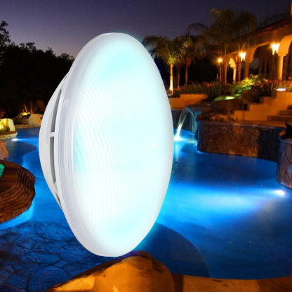 Foco Proyector Plano LED Blanco Astralpool Aquasphere ø17,7x10 cm | Temperatura 5.700 K | Potencia 11,5W | 12 V AC | 1300 lm - Imagen 2