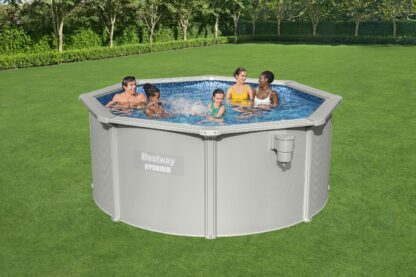 Piscina Desmontable Redonda Bestway Hydrium 300x120 cm con Depuradora de Arena 3.028L/H, Tapiz de suelo, Cobertor y Escalera - Imagen 2