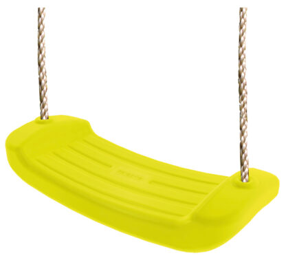 Asiento Juego de Columpio para Niños Outdoor Toys 43,5x16,5 cm Cuerda y Plástico Color Amarillo 2 a 2,5 m de Cuerda