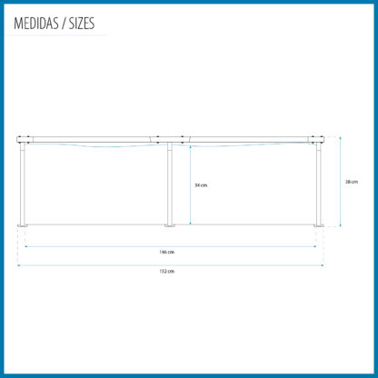 Piscina Desmontable Tubular Infantil Bestway My First Frame Pools Ø152x38 cm Capacidad de 580 Litros - Imagen 4