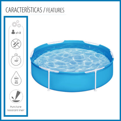 Piscina Desmontable Tubular Infantil Bestway My First Frame Pools Ø152x38 cm Capacidad de 580 Litros - Imagen 5