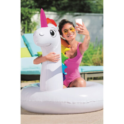 Flotador Hinchable Unicornio Bestway 136x131 cm - Imagen 6