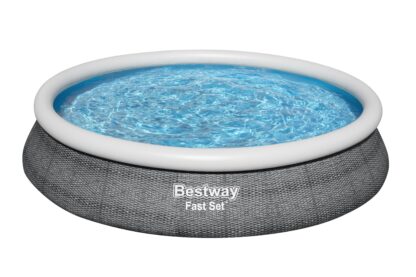 Piscina Inflável Redonda Bestway Fast Set 457x84 cm com Depuradora de Cartucho 2006 L/H