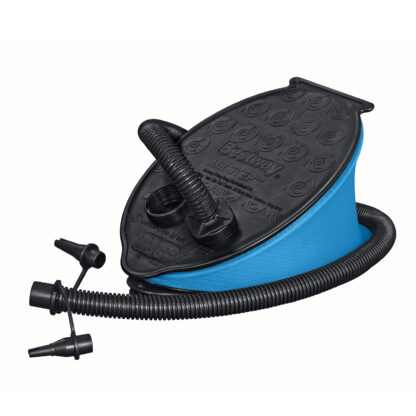 Bomba de Aire de Pie Bestway Air Step 3 Adaptadores de Válvulas | Inflado Desinflado Fuelle Rápido Manguera Flexible 80 cm