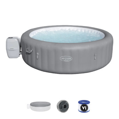 Spa Hinchable Bestway Lay-Z-Spa Granada Smart AirJet Ø236x71 cm para 8 Personas con Airjet, Cobertor y Conexión App