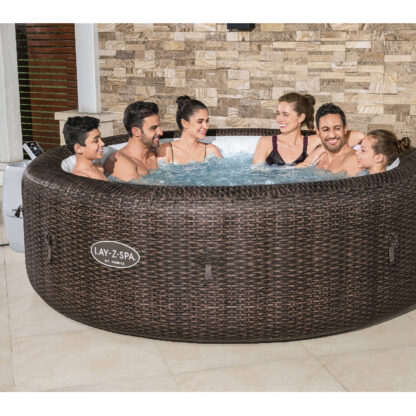 Spa Hinchable Bestway Lay-Z-Spa St. Moritz Smart AirJet Ø216×71 cm para 5-7 personas con Airjet, Cobertor y Conexión App - Imagen 2