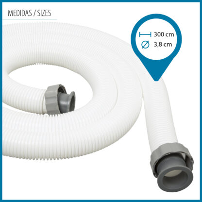 Manguera Flexible para Depuradora Bestway 3m Ø38 mm con Conexión Roscada - Imagen 4