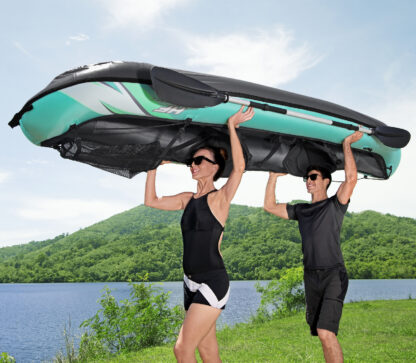 Kayak Hinchable Bestway Hydro-Force Ventura Elite X2 330x86x48 cm con 2 Remos, 2 Aletas, 1 Bomba Manual y Bolsa de Transporte - Imagen 5