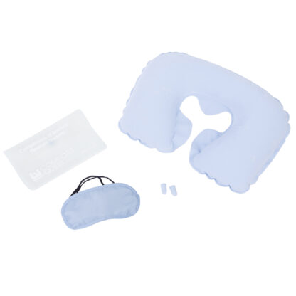 Set de Viaje: Almohada Hinchable, Antifaz y Tapones Bestway Sojourna