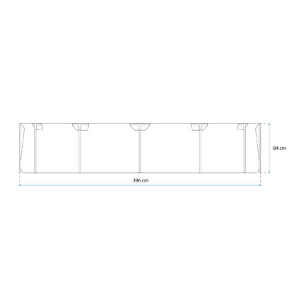 Pack Piscina Desmontable Redonda Bestway Steel Pro 396x84 cm con Depuradora de Cartucho 2.006 L/h y Kit de Mantenimiento - Imagen 4