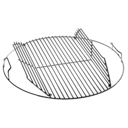 Parrilla de Cocción Articulada Weber Ø 57 cm de Acero Inoxidable con Laterales Abiertos para Barbacoas de Carbón de Ø 57 cm - Imagen 3