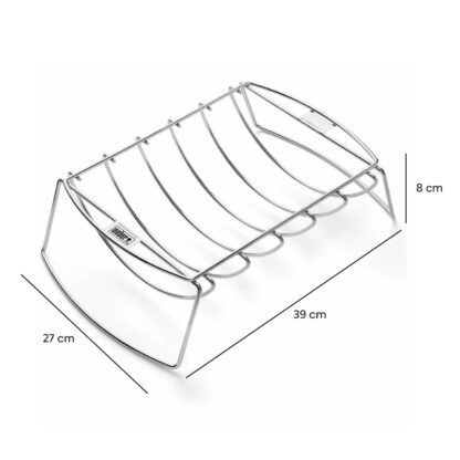 Soporte de Cocción Multiusos Weber 39x27x8 cm Diseño 2 en 1 Reversible, Compatible con Barbacoas de Carbón Weber de +57 cm - Imagen 4