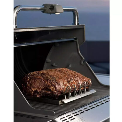 Suporte de cozinha multiuso Weber Deluxe 8,9x30,9x39,1 cm para churrasqueiras a gás ou carvão de tamanho padrão +57x60 cm - Image 3