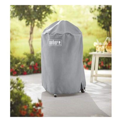 Funda para Barbacoa Estándar Weber 58,5x89x52 cm Transpirable e Impermeable con Correas de Fijación, para Barbacoas 47 cm - Imagen 2