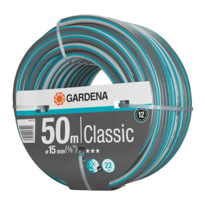 Mangueira Gardena Classic de 50 metros de comprimento e 15 mm de diâmetro (5/8") com pressão suportável de 22 bar - Image 2