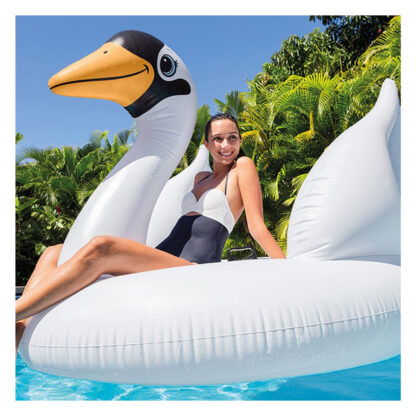 Flutuador inflável Intex Swan XL 194x152x147 cm com alças e capacidade para 2 pessoas - Image 2