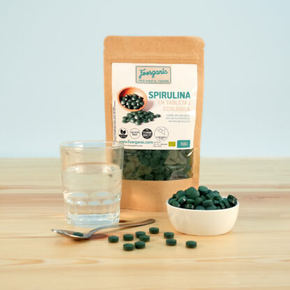 Espirulina Ecológica en Tabletas Foorganic Pack  150g | Superalimento en Comprimidos | Sin Aditivos | Producido en España | Vegano | Energía | Detox - Imagen 2