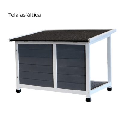 Caseta de Perro Pequeño Gardiun Dona 85x58x60 cm Acceso Frontal - Superior con Tela Asfáltica | Dimensión Puerta 23x35 cm - Imagen 6