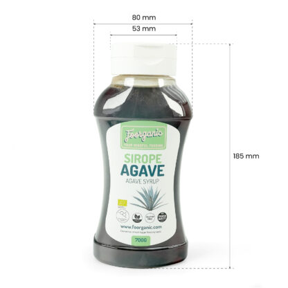 Sirope de Agave Ecológico Foorganic Pack 700g | Endulzante Natural | Sin Aditivos | Producido en España | Vegano | Alternativa al azúcar refinado - Imagen 3