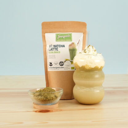 Matcha Latte Ecológico en Polvo Foorganic Pack  200 g | Superalimento Vegano | Energía Sin Nerviosismo | Sin aditivos | Antioxidante | Vitalidad - Imagen 2