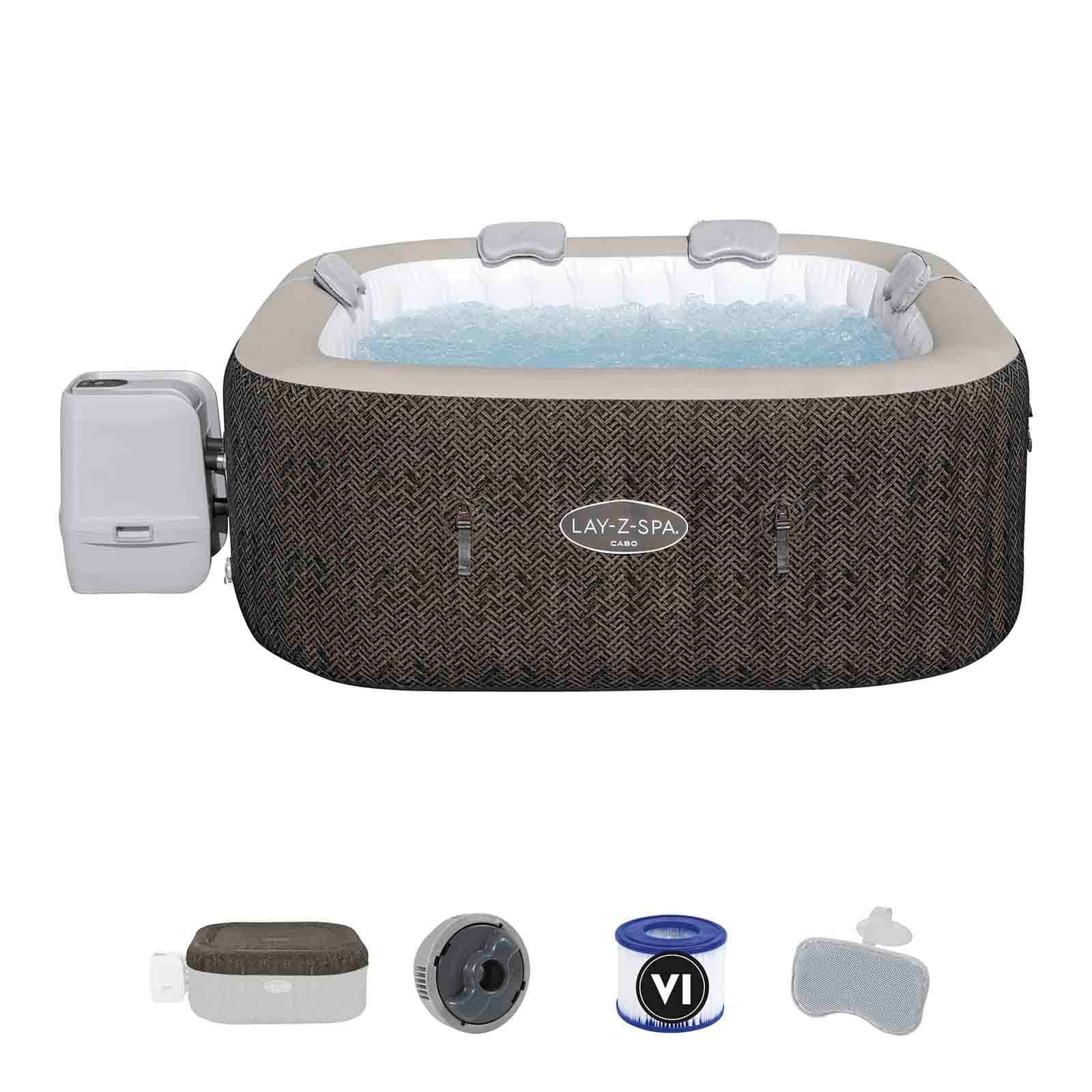 Spa Hinchable de Hidromasaje Ø180x71 cm para 4-6 personas Lay-Z-Spa Cabo Smart Luxe HydroJet - Imagen 3