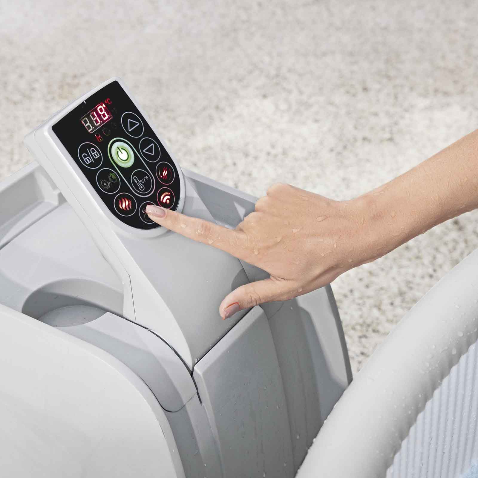 Spa Insuflável Bestway Lay-Z-Spa Vancouver Ø155x60 cm para 3-5 Pessoas com Airjet e Cobertura - Image 4