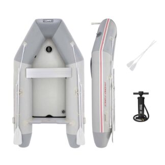 Barco Insuflável Pneumático Bestway Hydro-Force Caspian Pro 280 x 152 x 42 cm 3 Adultos + 1 Criança com 2 Remos e Inflador