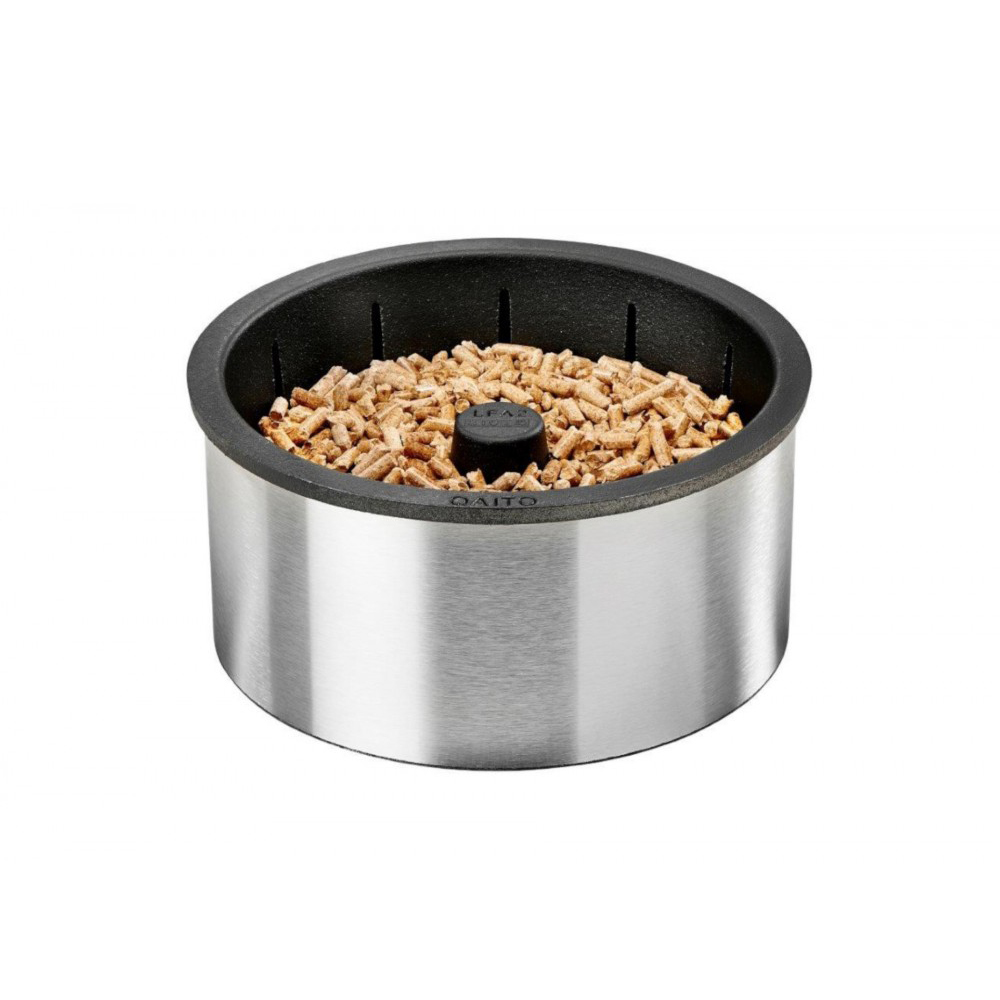 Queimador de pellets Qaïto Q10 para pequenas lareiras ou estufas com capacidade de 1,7 kg e potência de 10 kW