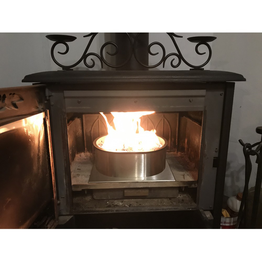 Queimador de pellets Qaïto Q30 para inserção ou lareiras com capacidade de 3,7 kg e potência de 17 KW - Image 4