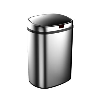 Caixote do Lixo e Reciclagem CATTERHOUSE Futuro 30L 34x25x52 cm em Aço Inoxidável com Sensor de Movimento e Abertura Automática