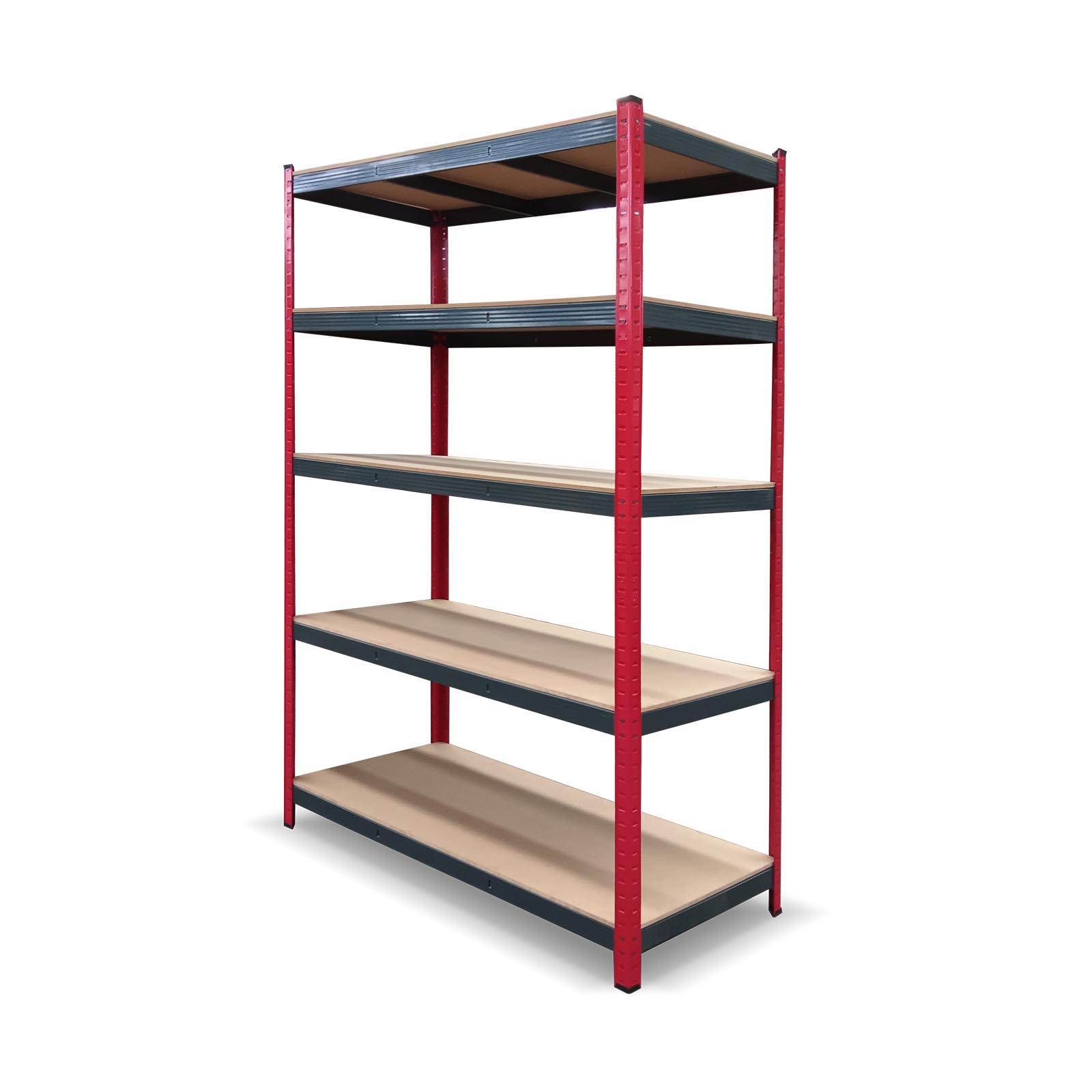 Estante Metálica CATTERHOUSE Rack Cargo Advance 120 - 120x60x180 cm em Aço Galvanizado e MDF com Prateleiras de Altura Ajustável