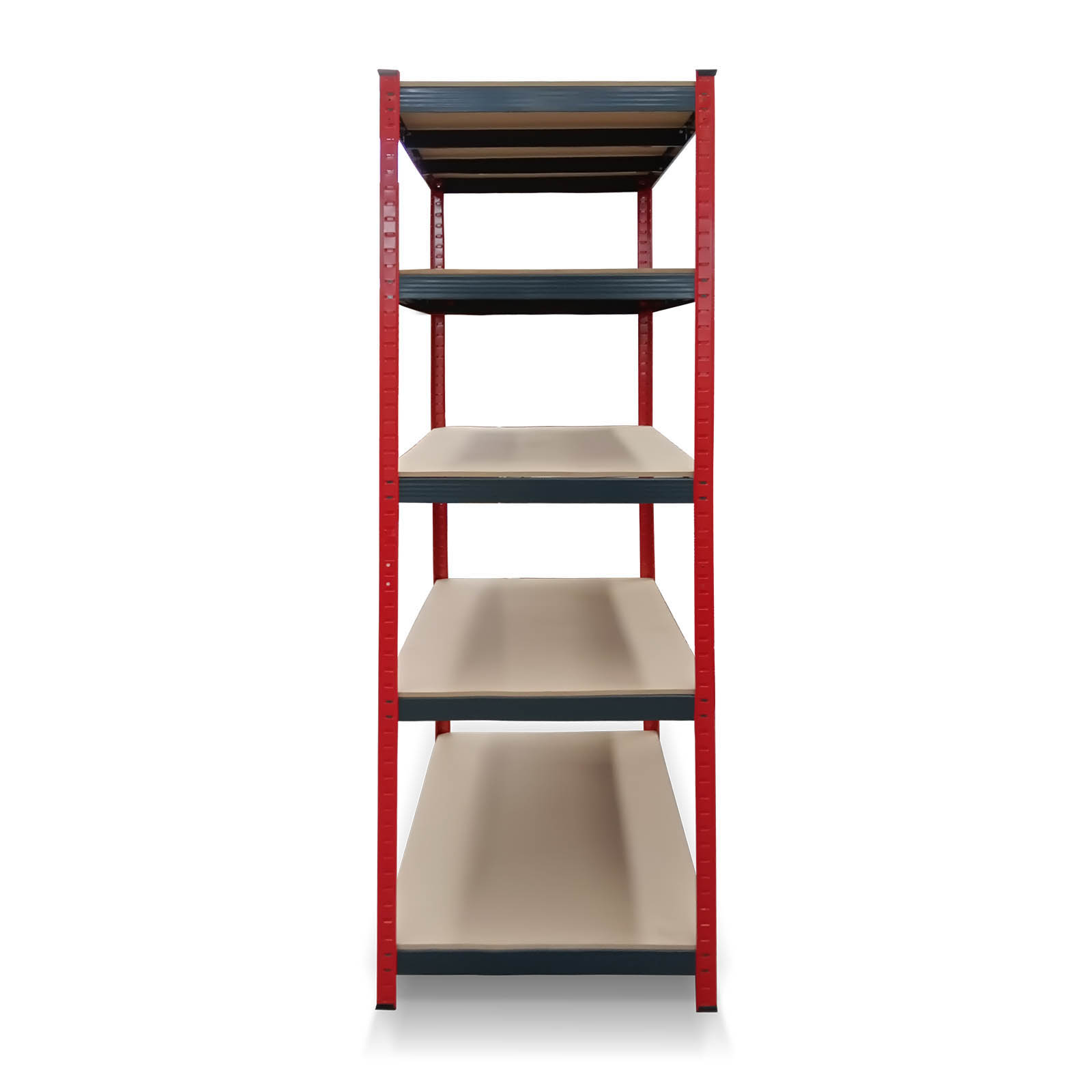 Conjunto de 2 Estantes Metálicas CATTERHOUSE Rack Cargo Advance 90 - 180x40x180 cm em Aço Galvanizado e MDF com Prateleiras Ajustáveis - Image 3