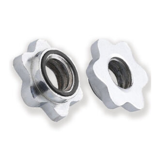 Fecho em estrela para halteres Barras de pesos Fytter | Porca de força | Fabricado em metal resistente | 2,8 cm de diâmetro