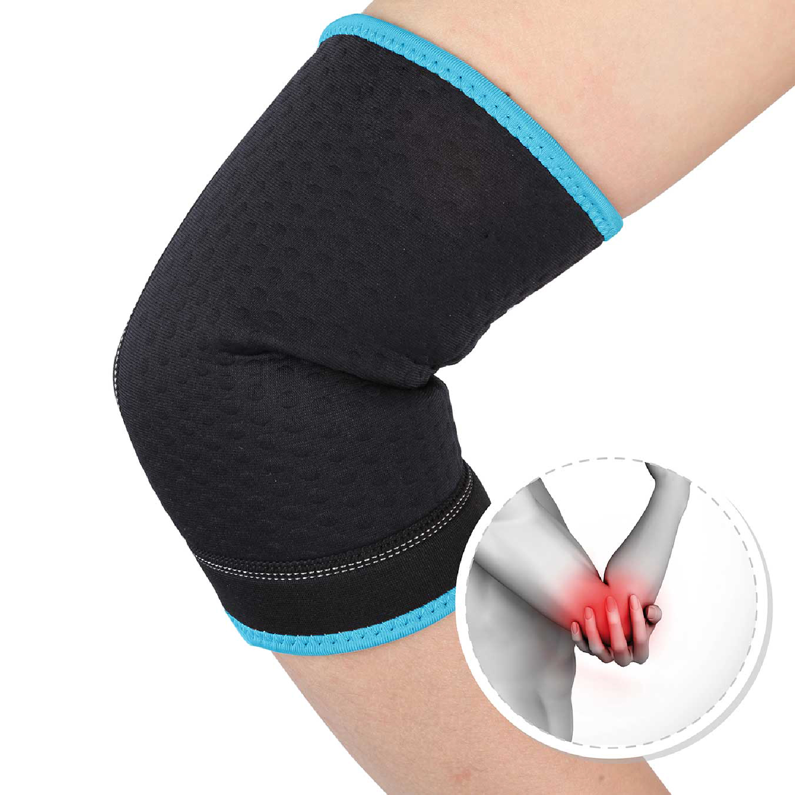 Cotoveleira Elástica Desportiva Fytter Elbow Support em Neoprene e Nylon | Respirável e Adaptável - Image 3
