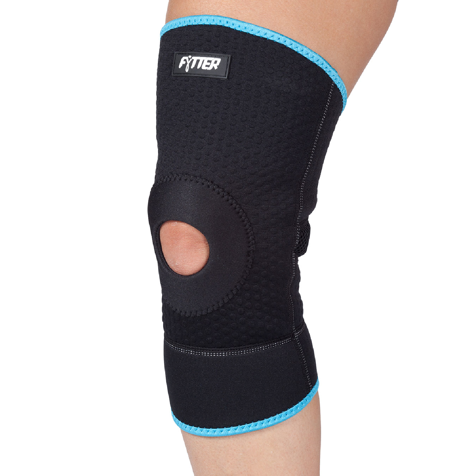 Joelheira desportiva rotuliana Fytter Knee Support em neoprene e nylon | Respirável e adaptável