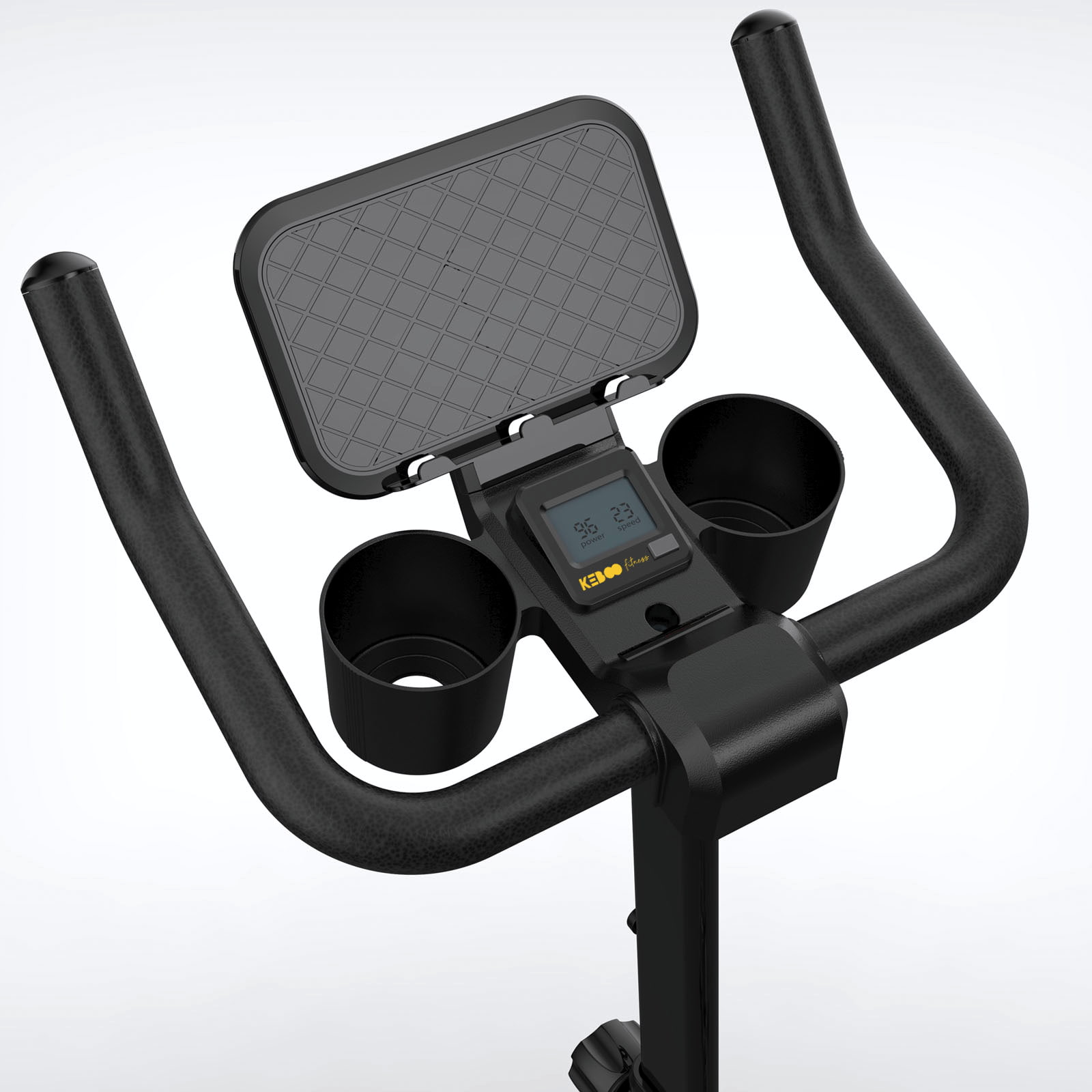 Bicicleta Ciclo Indoor Keboo Fitness Série 300 Sistema de correia, inércia de 6 kg e 8 níveis | Pedais antiderrapantes | Apoios para os pés e rodas - Image 3