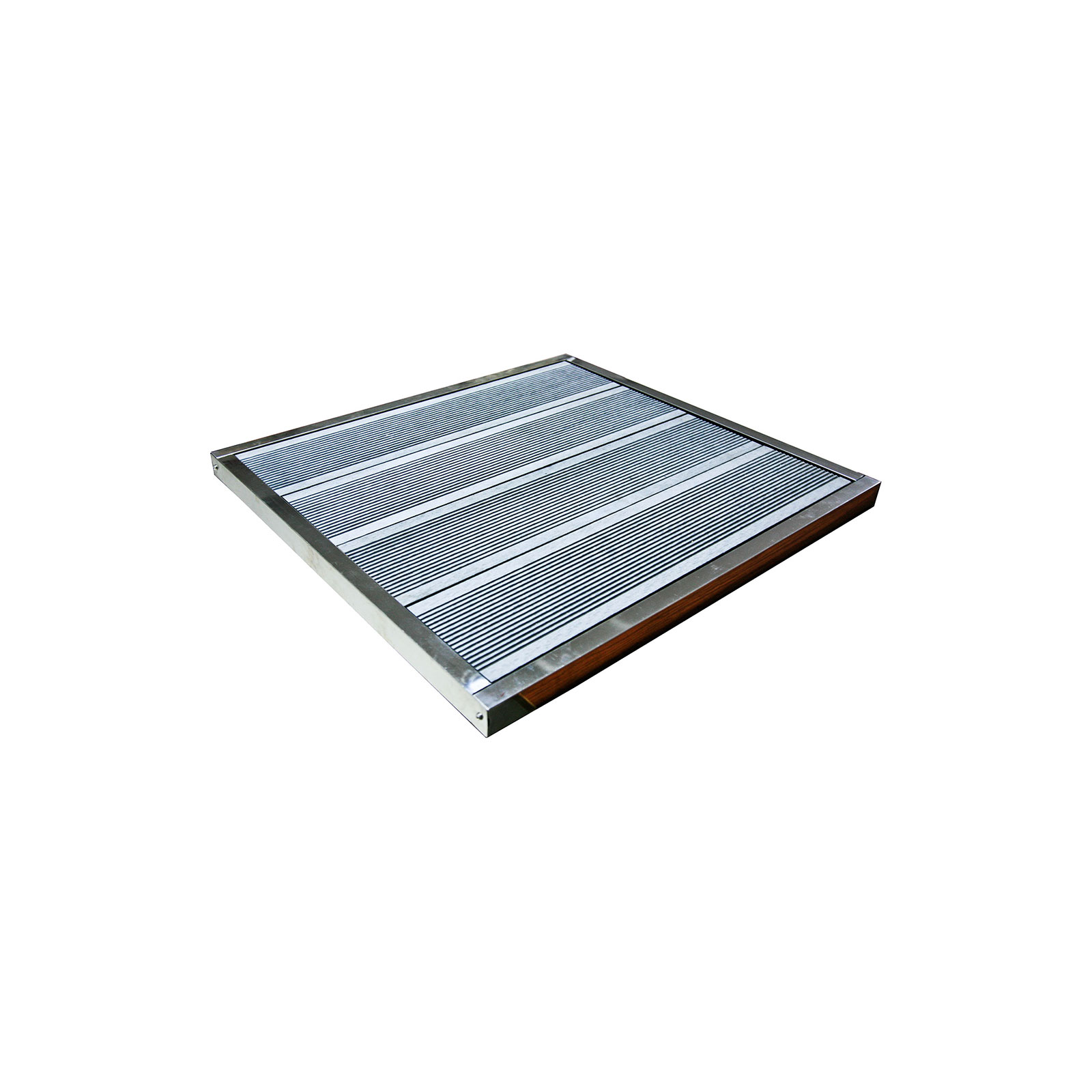 Base para Montagem de Chuveiro Solar K2O Como 70,5 x 66,5 x 3,5 cm Compatível com Chuveiros Solares desmontáveis | Antiderrapante | Peças de montagem incluídas