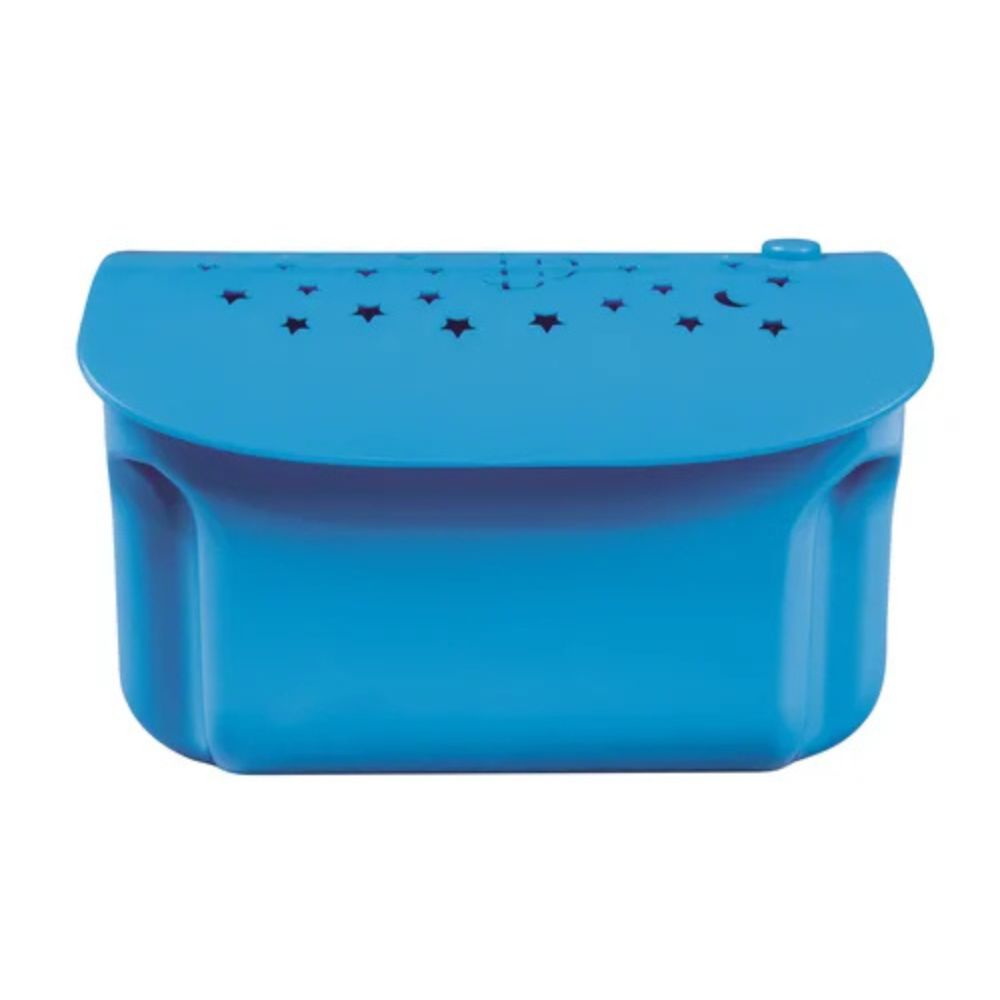 Cama Infantil Hinchable Flocada Bestway 67496 en color Azul, 132 x 74 x 46 cm con Proyector de Figuras de Luz al Techo - Imagen 3