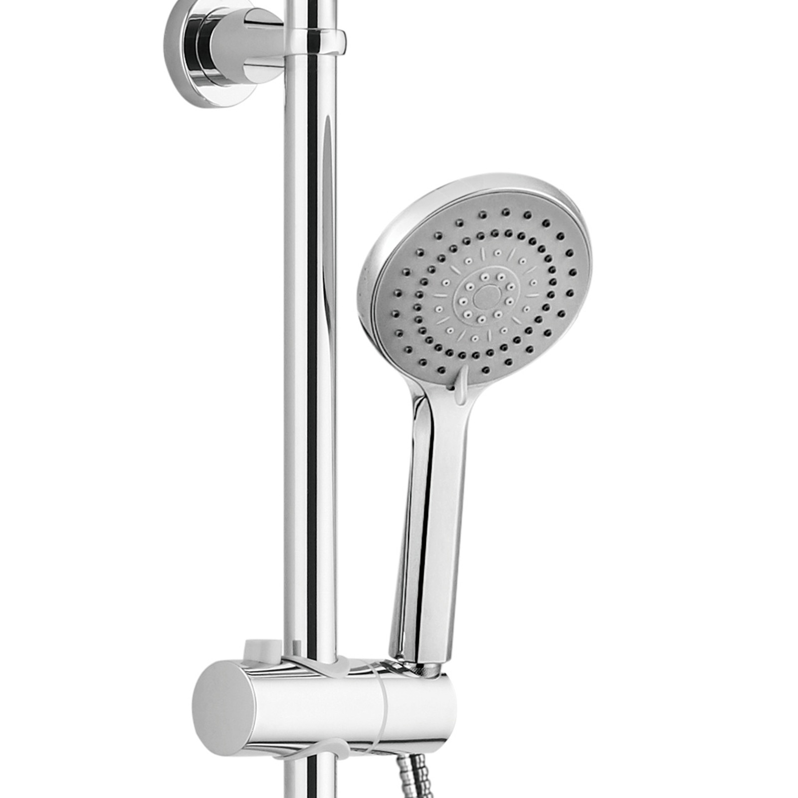 Coluna de Chuveiro sem Torneira K2O Chillout Bay 96,5 cm em aço inoxidável com Chuveiro, Prateleira e Chuveiro de Mão com 5 Posições - Image 5