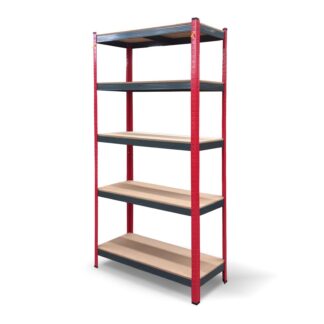 Prateleira metálica Catterhouse Rack Cargo Advance 90 - 90x40x180 cm em aço galvanizado e MDF com prateleiras de altura ajustável