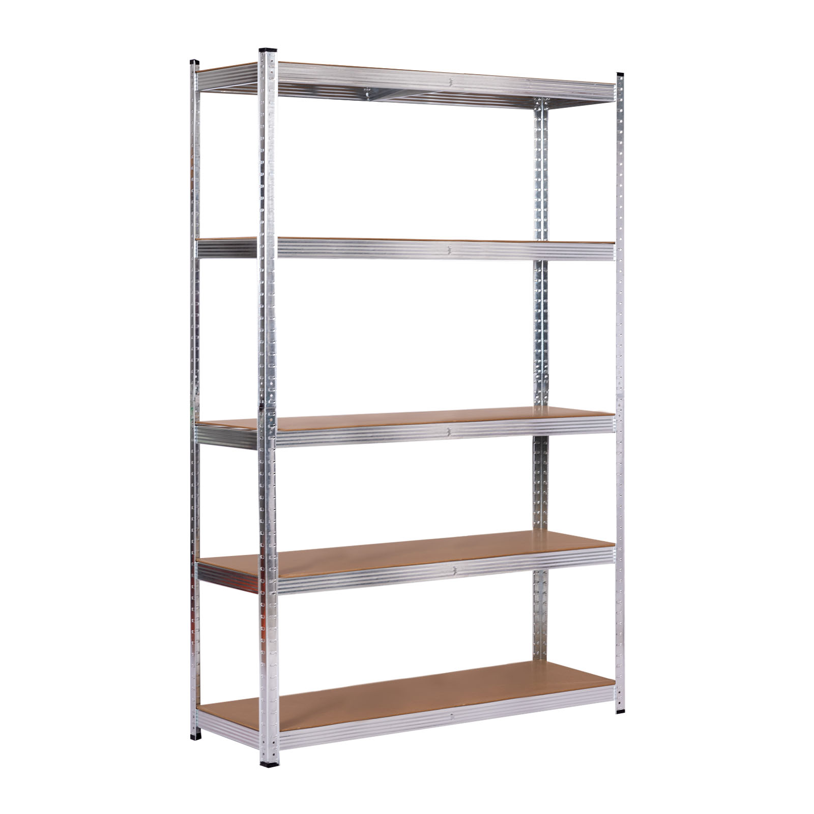 Estante Catterhouse Max Pro 120x40x180 cm em aço galvanizado e MDF com 5 prateleiras ajustáveis Suporta até 875 kg