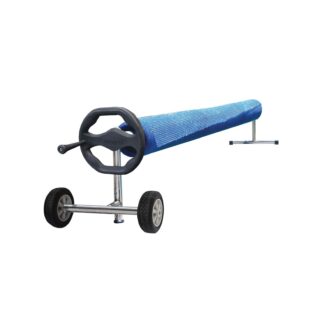 Suporte de enrolamento de cobertura Kokido Thor 59x72 cm com rodas incluídas para piscinas subterrâneas ou de construção de até 5,7 m