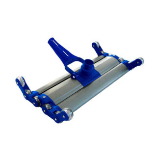 Limpador de piscina articulado manual Kokido 35 cm com conexão borboleta incluída, contato permanente com o piso